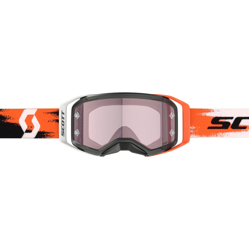 Masque Cross Scott Prospect 2 0 Ecran AMP Orange Noir Blanc 