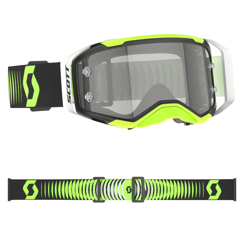 Masque Cross Scott Prospect 2 0 Noir Jaune Fluo Ecran Light Sensitive
