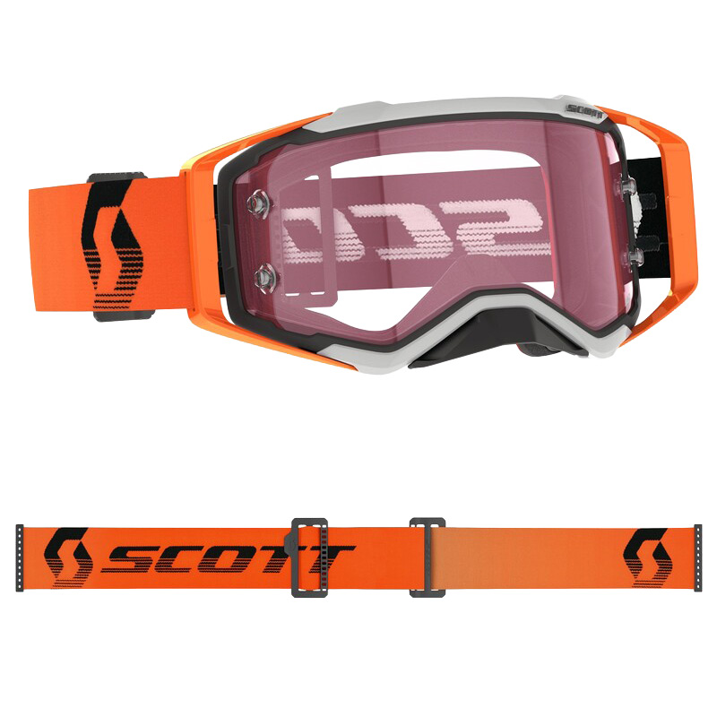 Masque Cross Scott Prospect Amplifier Ecran Chrome Orange