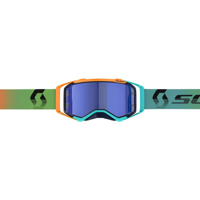 Masque Cross Scott Prospect Amplifier Ecran Chrome Turquoise Bandeau