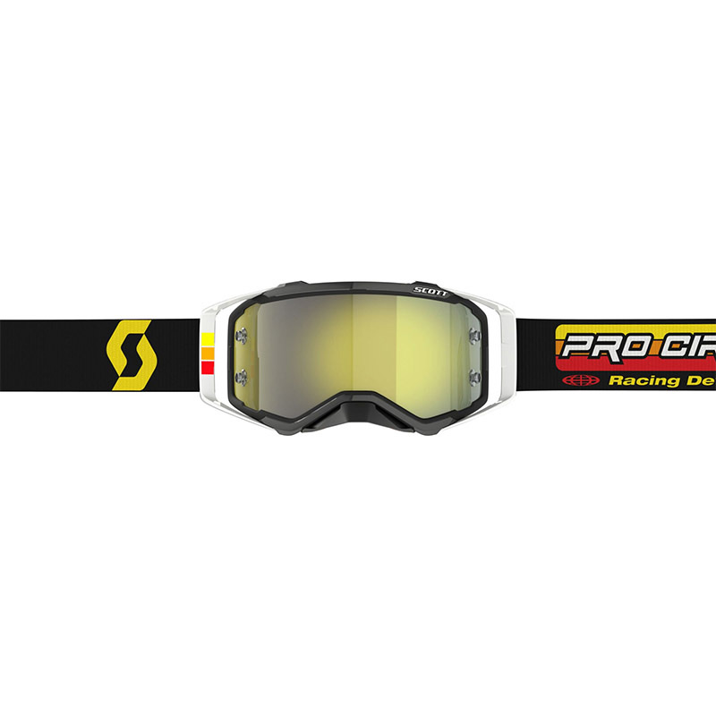 Masque Cross Scott Prospect Pro Circuit Ecran Chrome bandeau