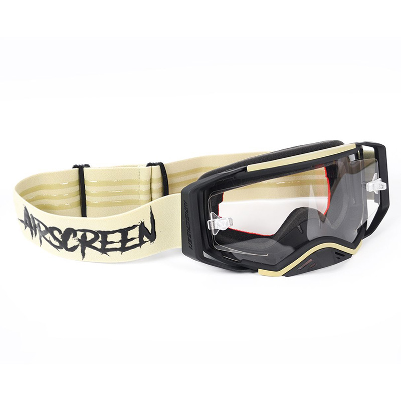 Masque Enduro AirScreen Aero EX Ecran Clair Sable Noir