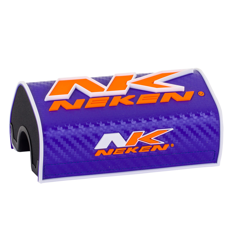 Mousse de Guidon Fat Bar Neken Carbone 3D Violet Orange