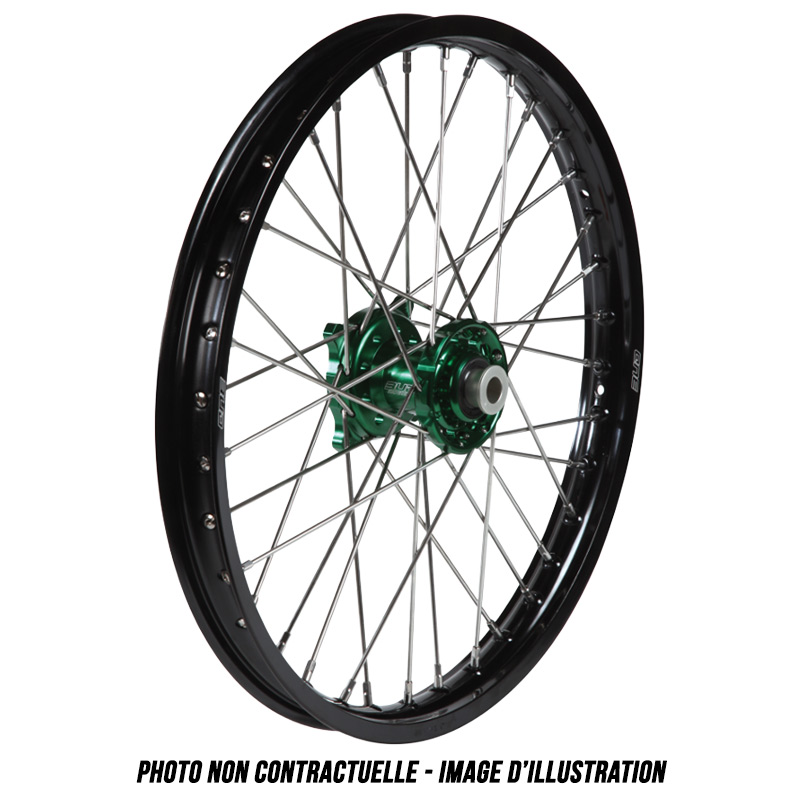 Paire de Roues Motocross Bud Racing Vert