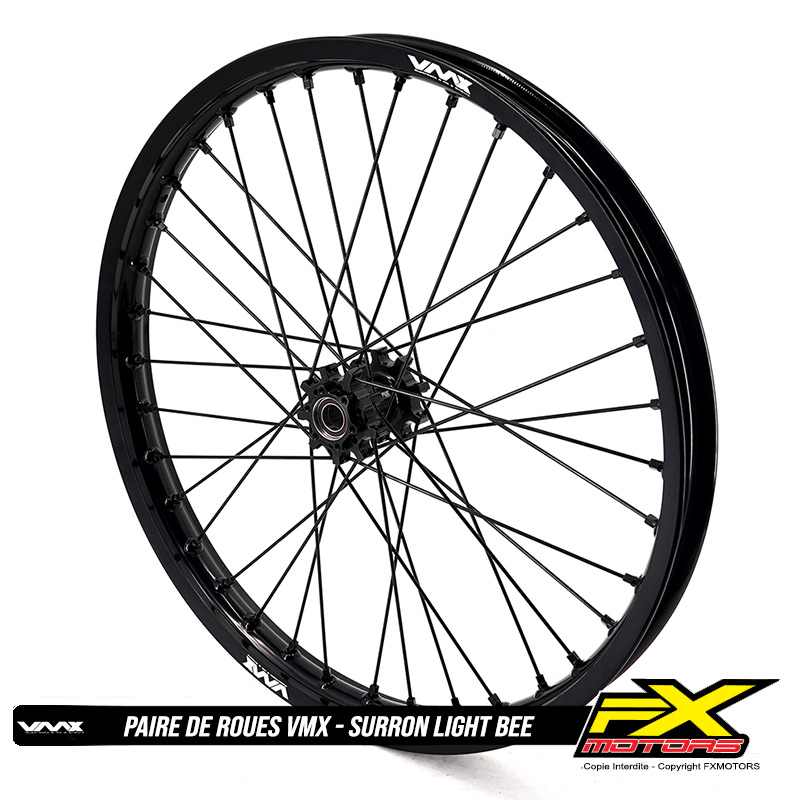 Paires de Roues Motocross Enduro SurRon Light Bee X Noir 2