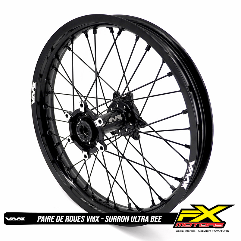 Paires de Roues Motocross Enduro SurRon Ultra Bee Noir 6