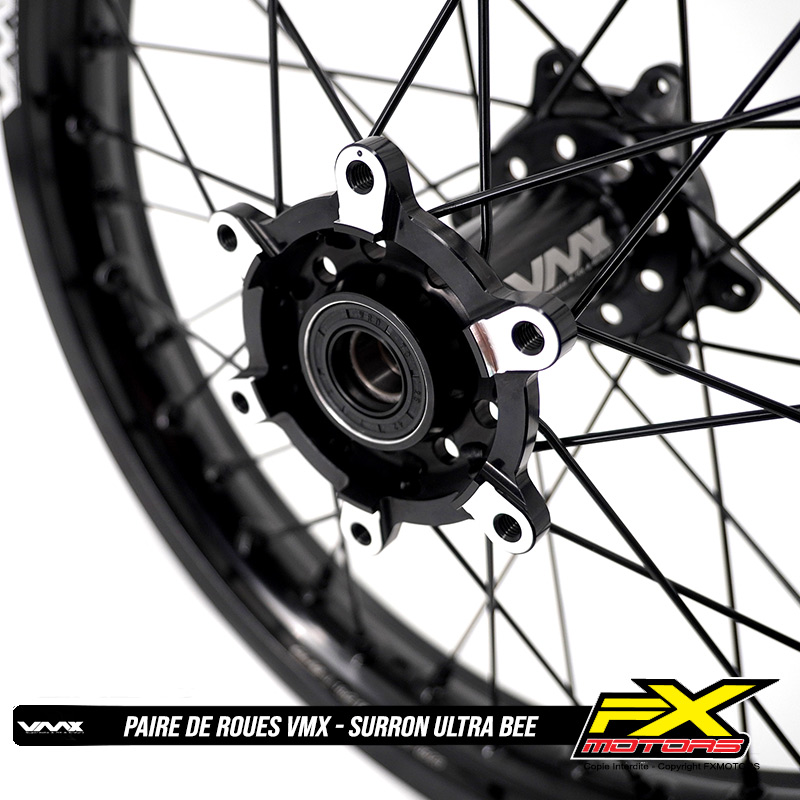 Paires de Roues Motocross Enduro SurRon Ultra Bee Noir 7