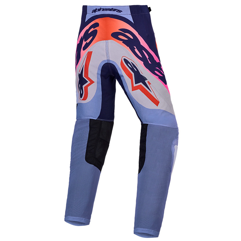 Pantalon Cross Enfant Alpinestars Supertech Dyna 2027 Violet Rose Dos