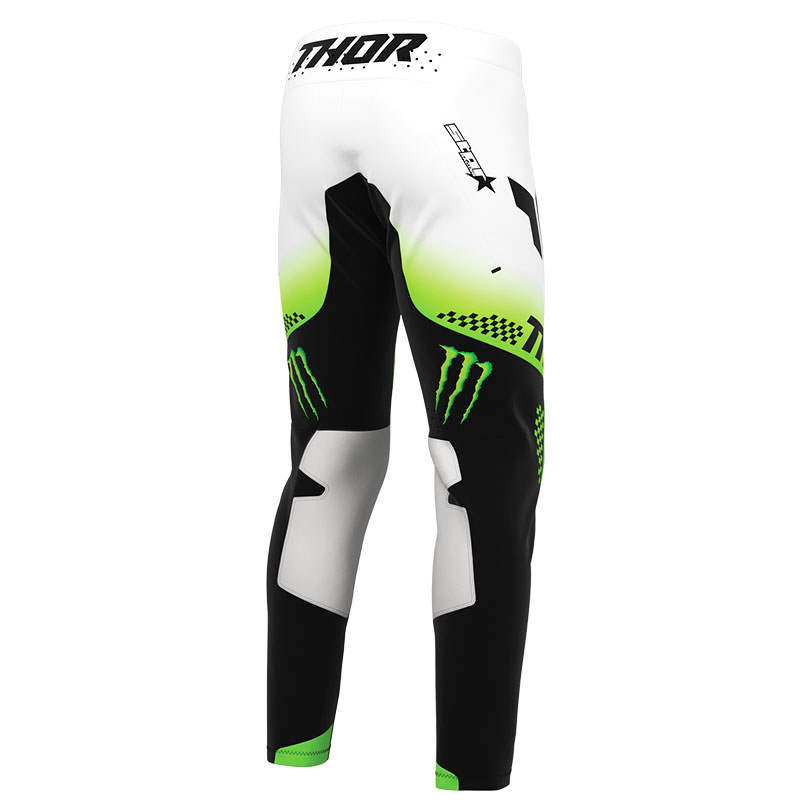 Pantalon Cross THOR MX Monster Energy BlancNoir 04