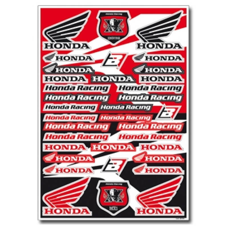 Planche de Stickers Logos HONDA