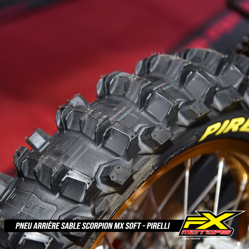 Pneu Arriere Sable Pirelli Scorpion MX Soft Detail 2