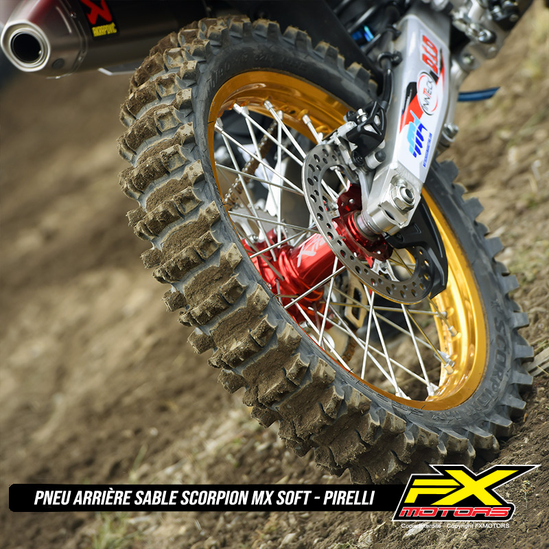 Pneu Arriere Sable Pirelli Scorpion MX Soft Detail 3