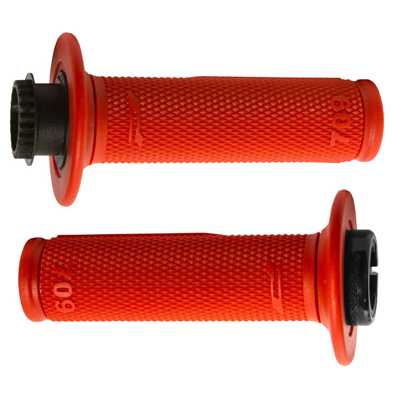 Poignees LockOn Progrip 709 Rouge Enduro Motocross