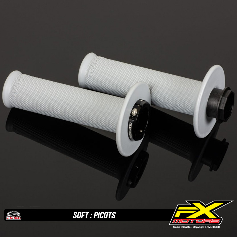 Poignees RENTHAL MX Original Lock On Soft Souple Picots