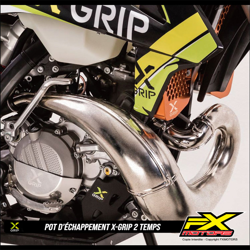 Pot Corps Echappement 2 Temps X GRIP Pas Cher 2 Temps KTM HVA GASGAS 17 19