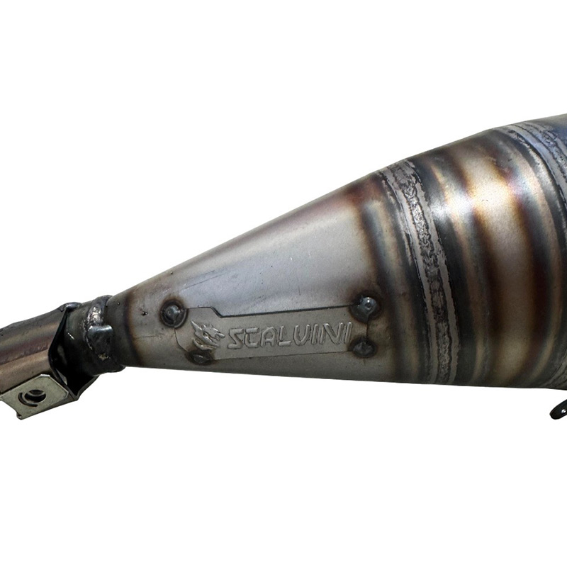 Pot Echappement Acier SCALVINI TM 125 MX MXFI EN ENFI SMR corps