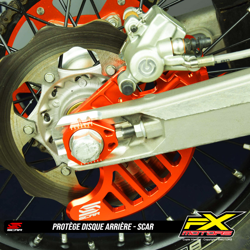 Protection Disque Arriere Enduro Motocross SCAR Presentation 2