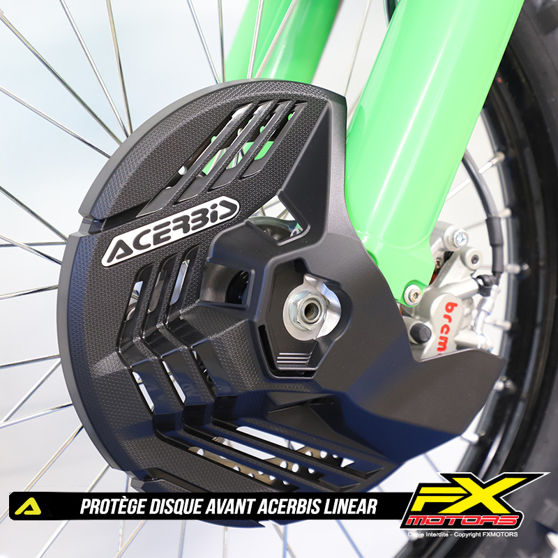 Protege Disque Avant ACERBIS Linear Motocross Enduro Noir Reel