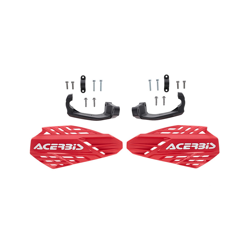 Protege Mains Acerbis Linear Vented Rouge Blanc