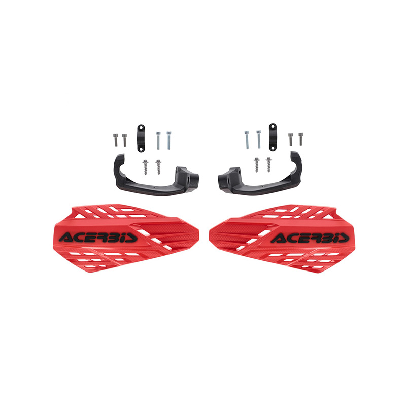 Protege Mains Acerbis Linear Vented Rouge Noir