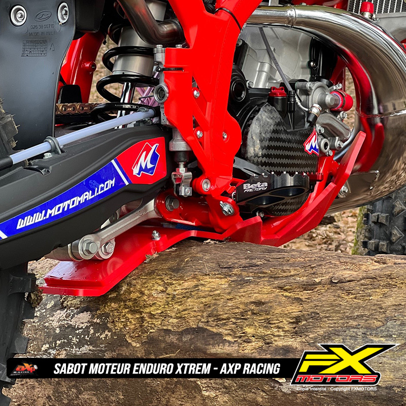 Sabot Moteur Enduro XTREM AXP Racing BETA Rouge