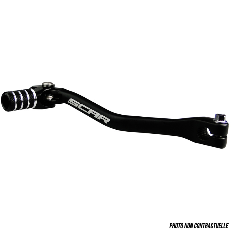 Selecteur de vitesse Motocross Enduro Anodise SCAR Racing Noir 