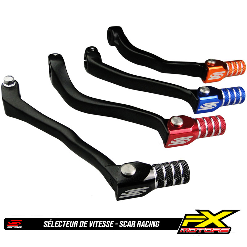 Selecteur de vitesse Motocross Enduro Anodise SCAR Racing