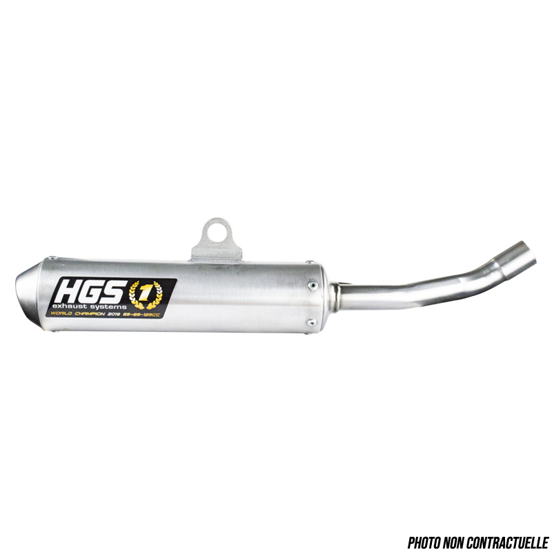 Silencieux Motocross Enduro HGS 2 Temps Alu