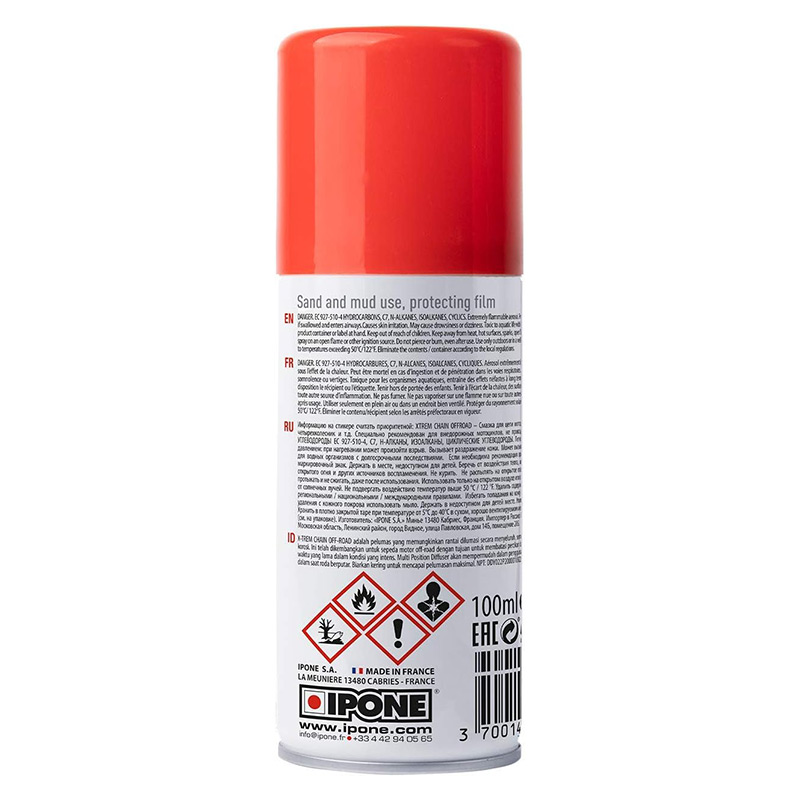Spray IPONE X Trem Chain 100ml etiquette