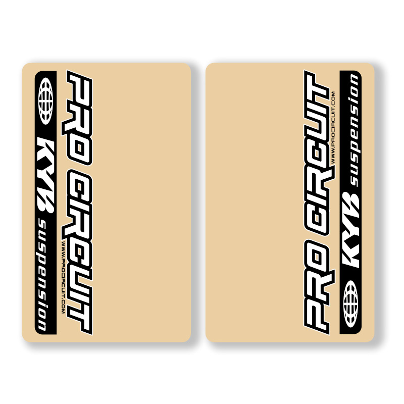 Stickers de Fourche Motocross Enduro Kayaba Pro Circuit Noir