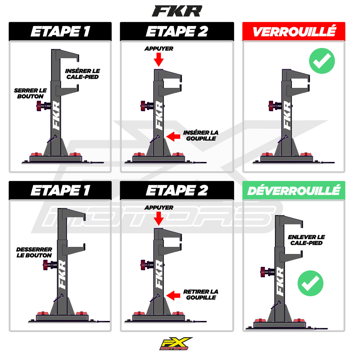 Support Transport Moto Pas Cher FKR Notice Francais