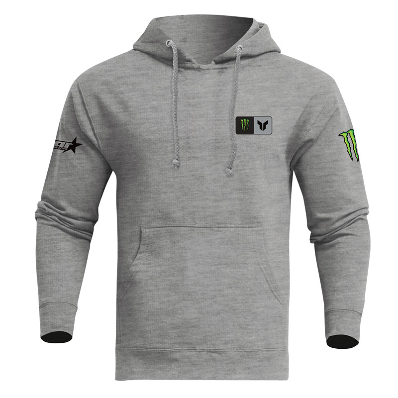 Sweat THOR MX Monster Energy Gris