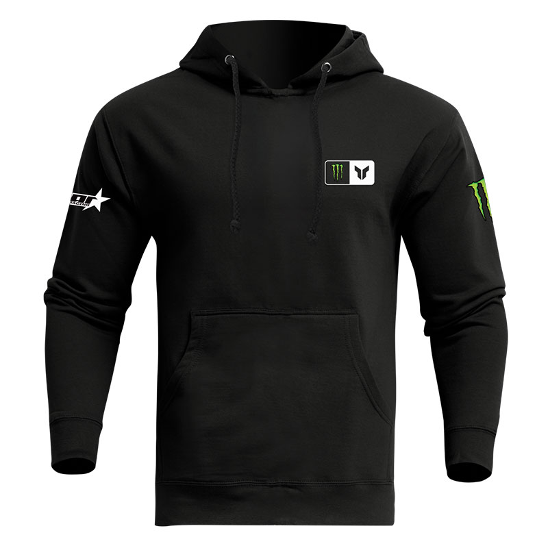 Sweat THOR MX Monster Energy Noir