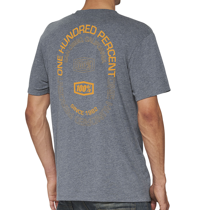T Shirt 100 percent Tronix gris dos