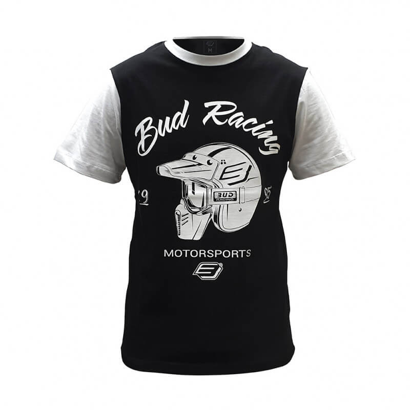 T Shirt Bud Racing Helmet Noir