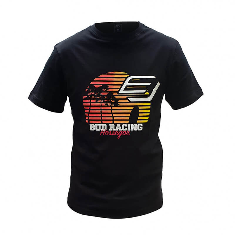 T Shirt Bud Racing Sunset Noir