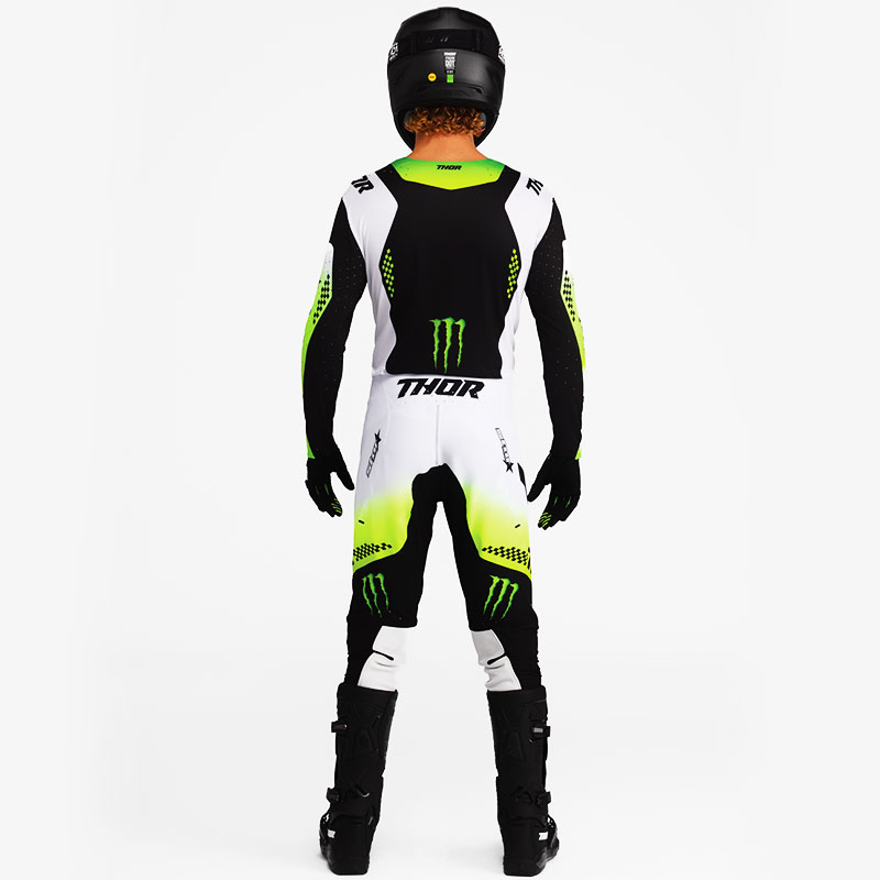Tenue Cross Thor MX Monster Energy Edition Limitee BlancNoir 05
