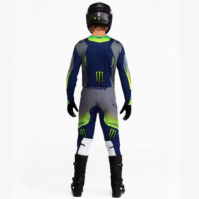 Tenue Cross Thor MX Monster Energy Edition Limitee GrisBleu 05