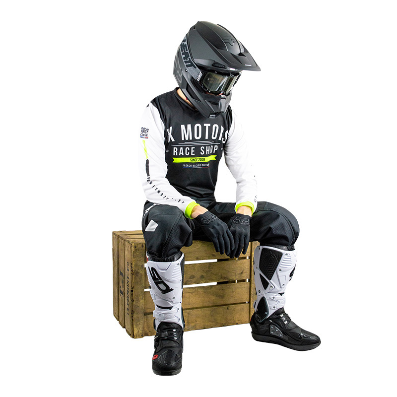 Tenue fxmotors first Classic Jaune fluo 2020 enduro