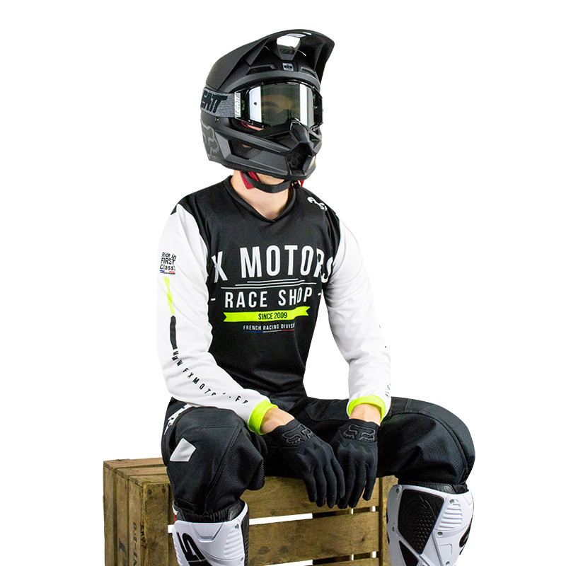 Tenue fxmotors first Classic Jaune fluo 2020 motocross