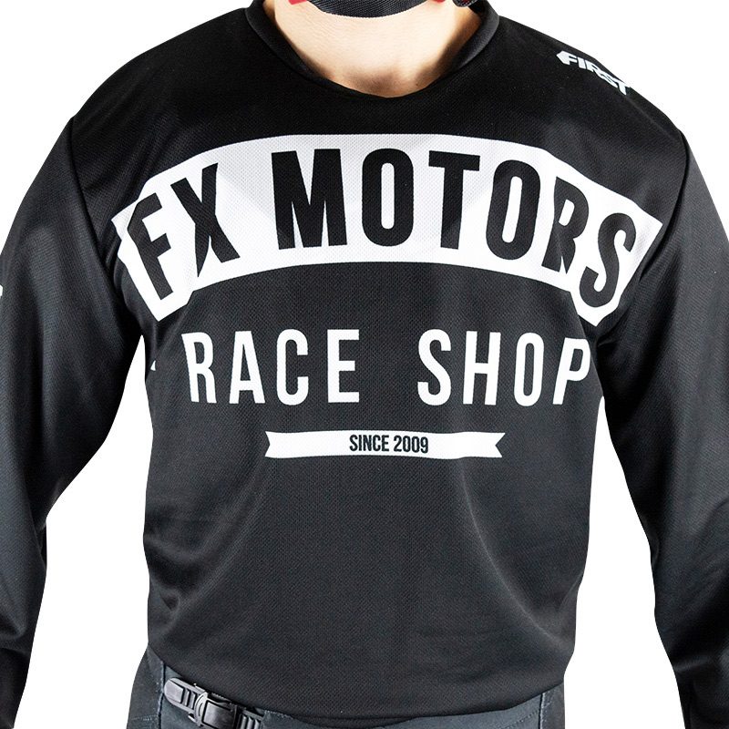 Tenue fxmotors first Classic vintage noir 2020 motocross