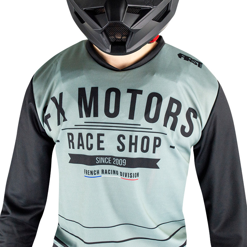 Tenue fxmotors first Streamline gris 2020 enduro