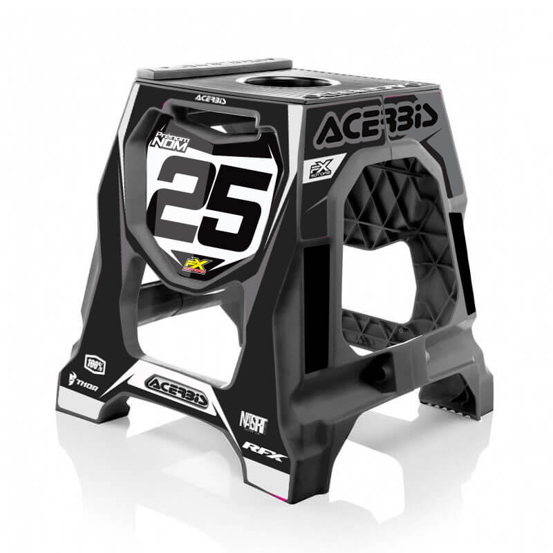 acerbis 711 fxmotors gris complet blanc