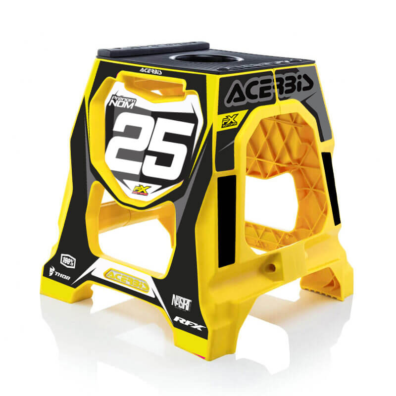 acerbis 711 fxmotors jaune complet noir