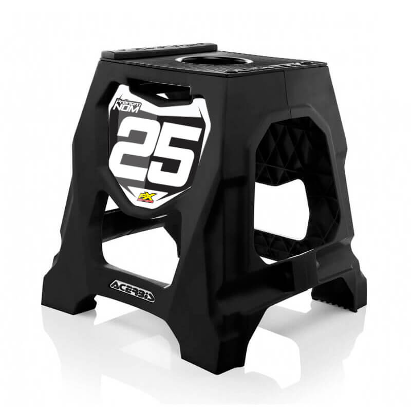 acerbis 711 fxmotors noir plaque numero seule noir