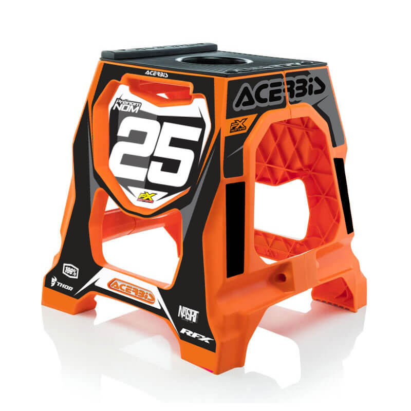 acerbis 711 fxmotors orange complet noir