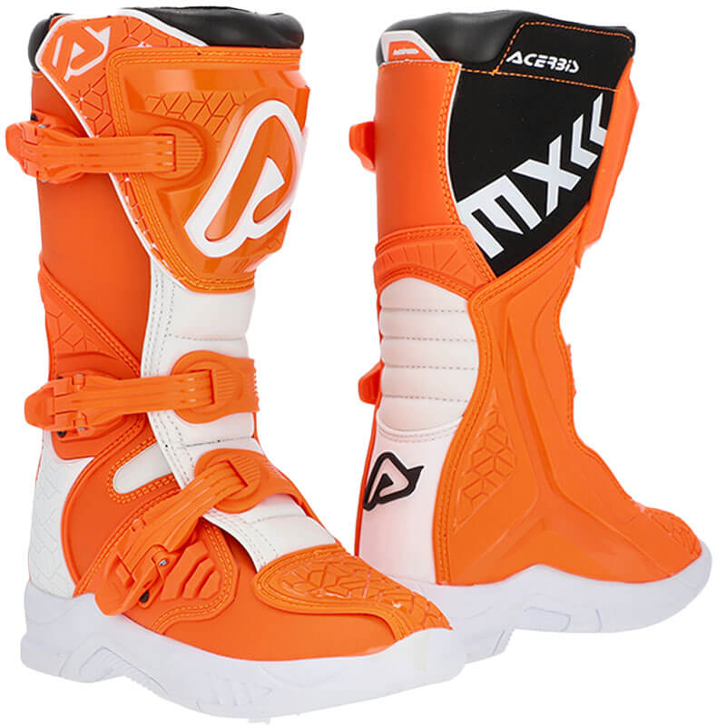 acerbis bottes enfant x team orange
