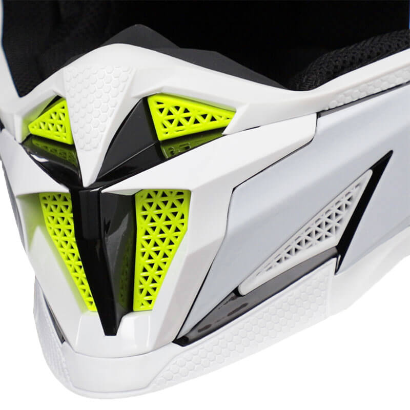 acerbis casque T711 blanc noir cross enduro