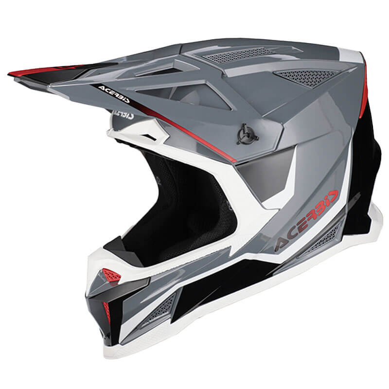acerbis casque T711 gris noir cross enduro