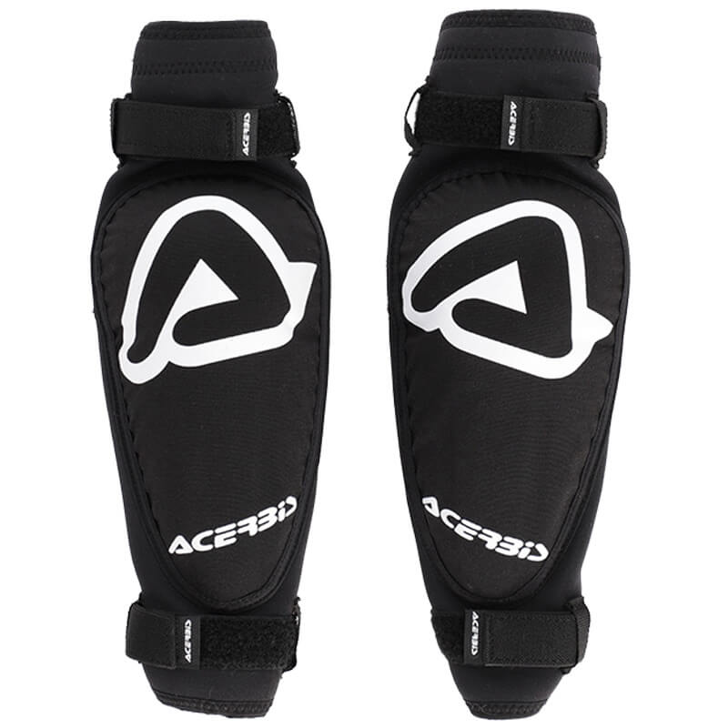 acerbis coudieres enfant x elbow noir blanc